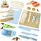 24 PCS Kids Kitchen Tools Set for Real Cooking, Montessori Toys for 4-15 Year Old Girls Boys, Kids Craft Kit for Sushi Making, Toddler Safe Knife Set Birthday Gift for 3 5 6 7 8 9 10 12 Years Old.